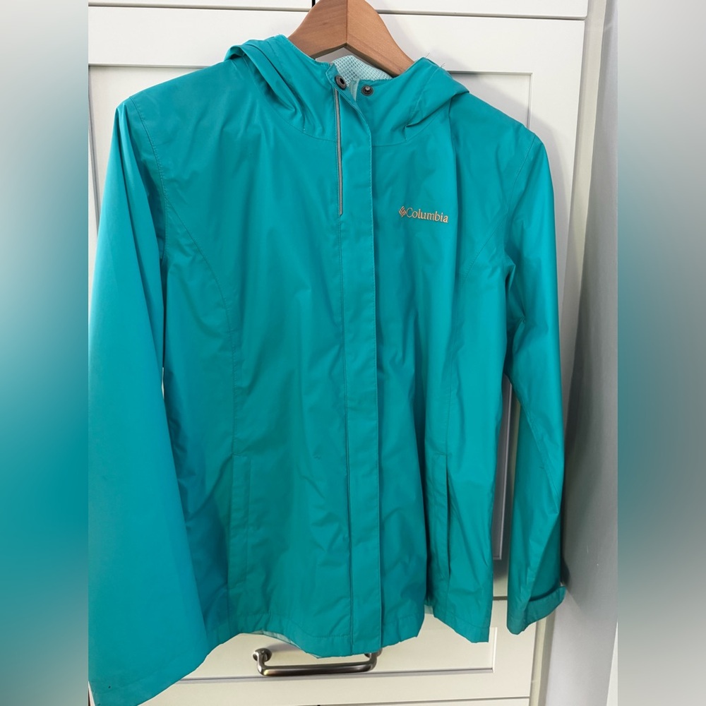 Columbia Kids Rain Jacket, sz L, EUC